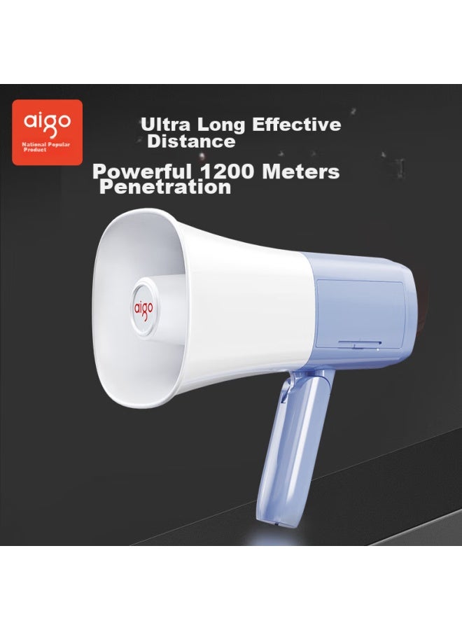 Patriots Aigo A53 Premium Edition, Large Loudspeaker Amplifier, Handheld Megaphone, Wireless Bluetooth, Outdoor Recording, Promotional, Street Vending, Small Portable, Rechargeable, High-pitched, Loud Public Address System - Image 4