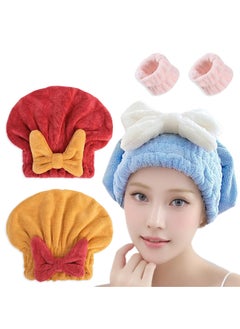 GNAFOTU New Super Absorbent Hair Towel Wrap for Wet Hair – Microfiber Towel Hair Wrap for Curly Hair Plopping and Extra Long Hair – Quick Drying, Frizz-Reducing, and Easy to Use  - Image 1