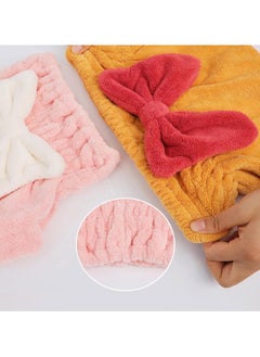 GNAFOTU New Super Absorbent Hair Towel Wrap for Wet Hair – Microfiber Towel Hair Wrap for Curly Hair Plopping and Extra Long Hair – Quick Drying, Frizz-Reducing, and Easy to Use  - Image 3