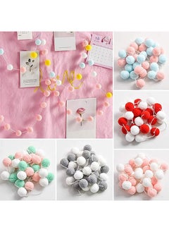 Generic 2000pcs Pom Poms Balls Multicolor Pompoms for Kids DIY Art Creative Crafts Decorations  - Image 3