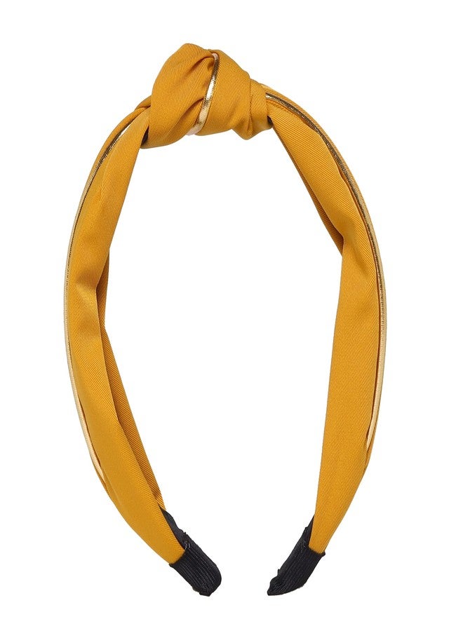 Yellow Bee Fabric, Plastic Fashionable Headbands for Girls (Pink and Yellow, One Size) - Pack of 2 - Image 4