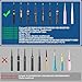 teeteck 5 Pack Electric Toothbrush Replacement Heads Compatible with Fairywill FW5075085515159179592011FWD1D3D7D8Toothbrush Replacement Heads Compatible with SEAGO 9582316SGKIDS2303 - Image 4
