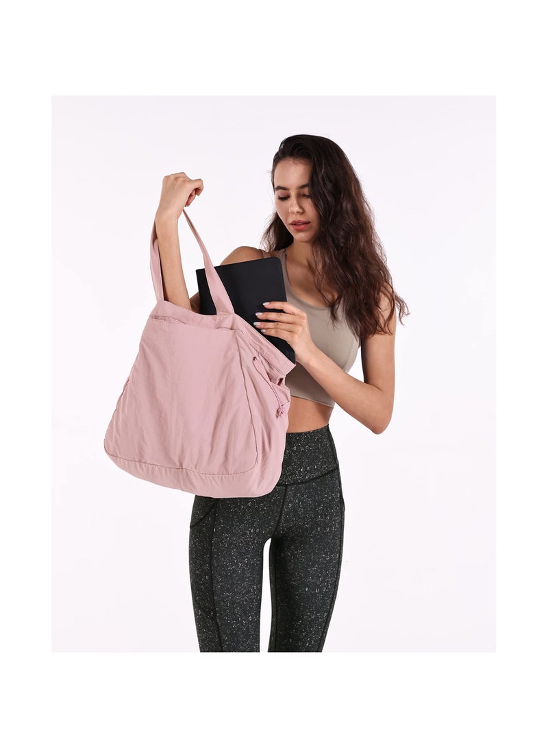 18L Side-Cinch Shopper Bags, Lightweight Shoulder Bag, Tote Handbag, for Shopping Workout Beach Travel, The Tote Bag for Women Crossbody Canvas Tote Bag, Canvas Tote Bag