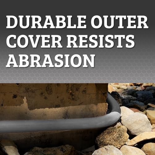 Flexzilla Colors SwivelGrip Garden Hose 5/8 in. x 50 ft., Lightweight All-Weather Water Hose, Durable and Flexible, Leak-Free Connections, Slate Grey - Image 5