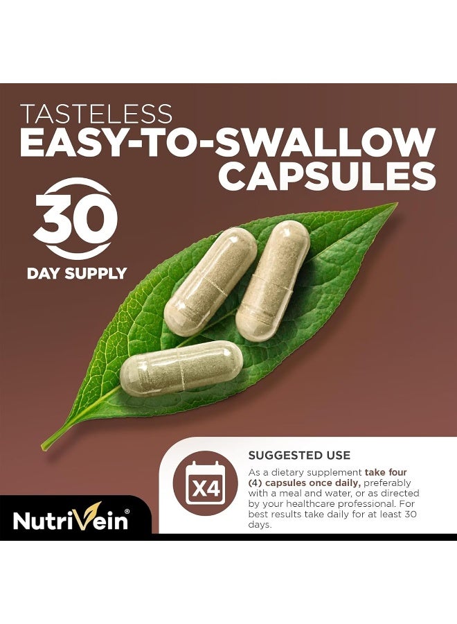 Nutrivein 7 Blend Lions Mane Mushroom Cordyceps, Chaga, Reishi, Turkey Tail, Maitake, Shiitake Supplement (2600mg) - Image 3