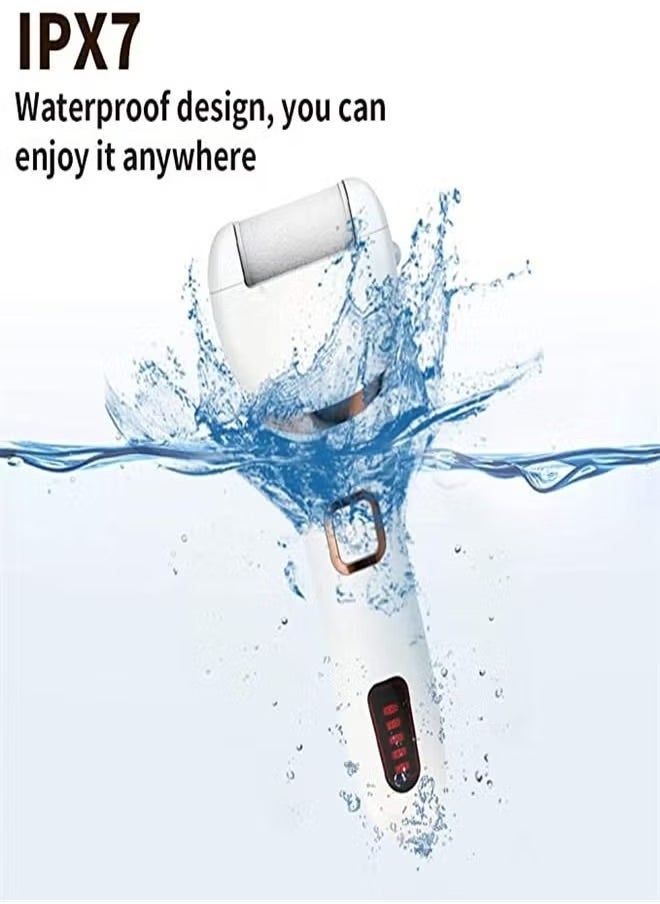 Generic - Electric Foot File Callus Remover Rechargeable Pedicure Tools Professional Foot Scraper With 3 Roller Heads 2 Speed Smart Light and Digital Display for Removing Dead Skin and Calluses - Image 1