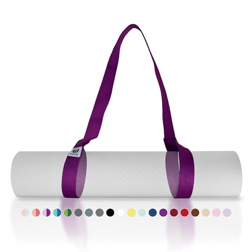 Tumaz Yoga Mat Strap [MAT NOT Included] (2 Sizes) with Extra Thick & Comfy Delicate Texture, Adjustable Yoga Mat Carrier - Image 1