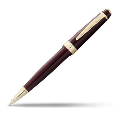 Cross Bailey Light Refillable Ballpoint Pen Presented in a Everyday Gift Box - Medium Point, Black Ink, Polished Burgundy - Image 1