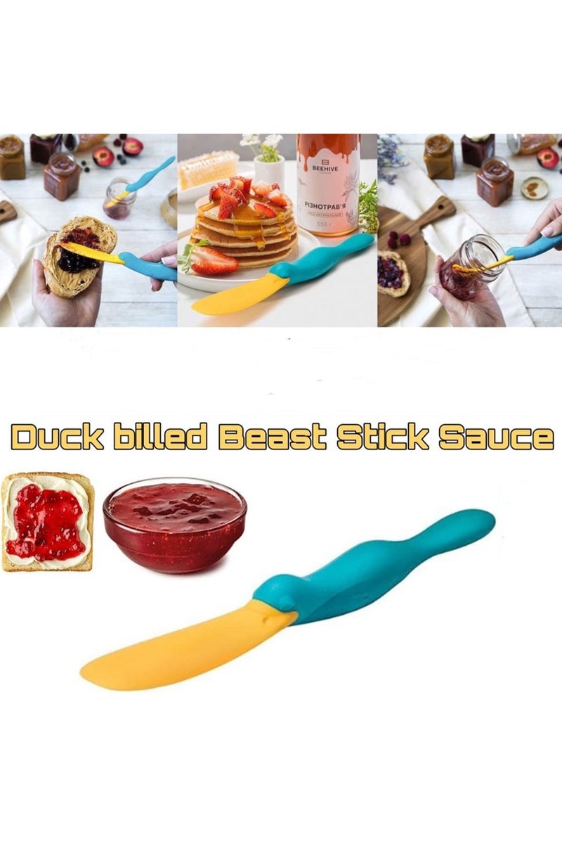 1pc Jam Spatula Jam Spatula; Unique Kitchen Gadget; Crepe Spreader; Kitchen Spatula; Fun Gadget For Gour - Image 1