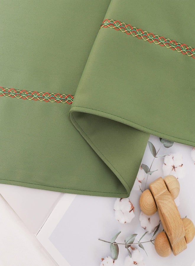 JADE POKE Bed Runner 260 x 50 cm, King Size, Green Bedding Scarves, Hotel Wedding Room Decorations - Image 4