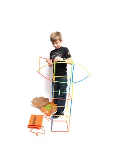 RAINBOW TOYFROG Building Straws And Connectors - Stem Blocks Construction Toys For Boys & Girls - 300 Pcs Straw Building Set - Engineering Connector Blocks For Kids  - Image 3