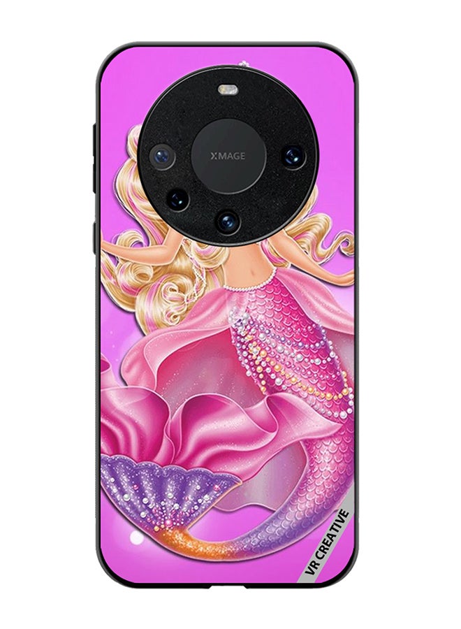 VR CREATIVE Protective Case Cover For Huawei Mate 60 Pro Mermaid Barbie Design Multicolour - Image 1