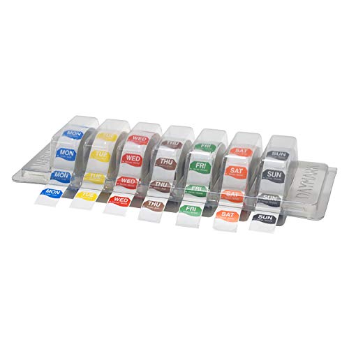 DayMark Safety Systems Day of The Week 1" Octagon Removable Labels, MON-Sun, Label Dispenser Included (7,000 Labels) - Image 3
