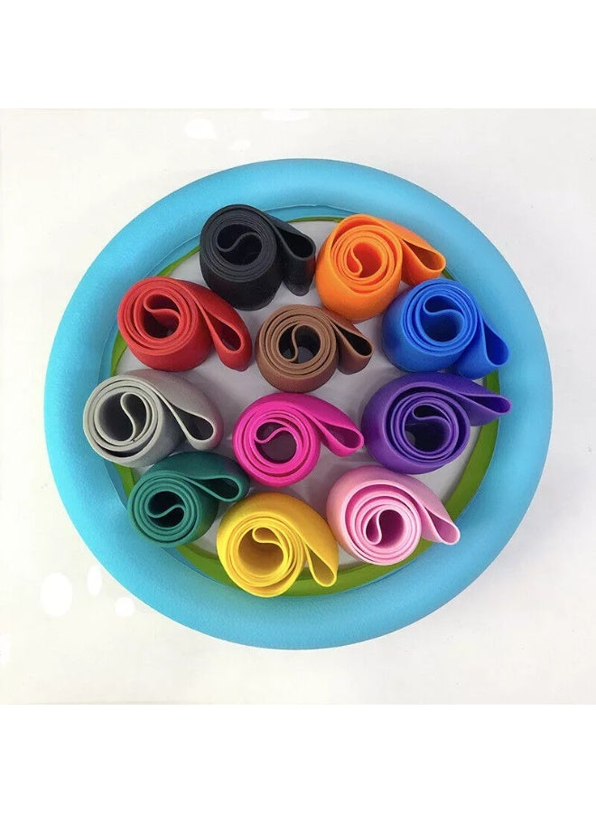 شابية غطاء عجلة قيادة السيارة من السيليكون، مناسب للصيف، شعور رائع، مضاد للانزلاق، غطاء عجلة قيادة السيارة، غطاء واقٍ، عالمي للقطر 33-42 سم، مناسب لمعظم السيارات وسيارات الدفع الرباعي والشاحنات والشاحنات الصغيرة، لون رمادي - Image 3