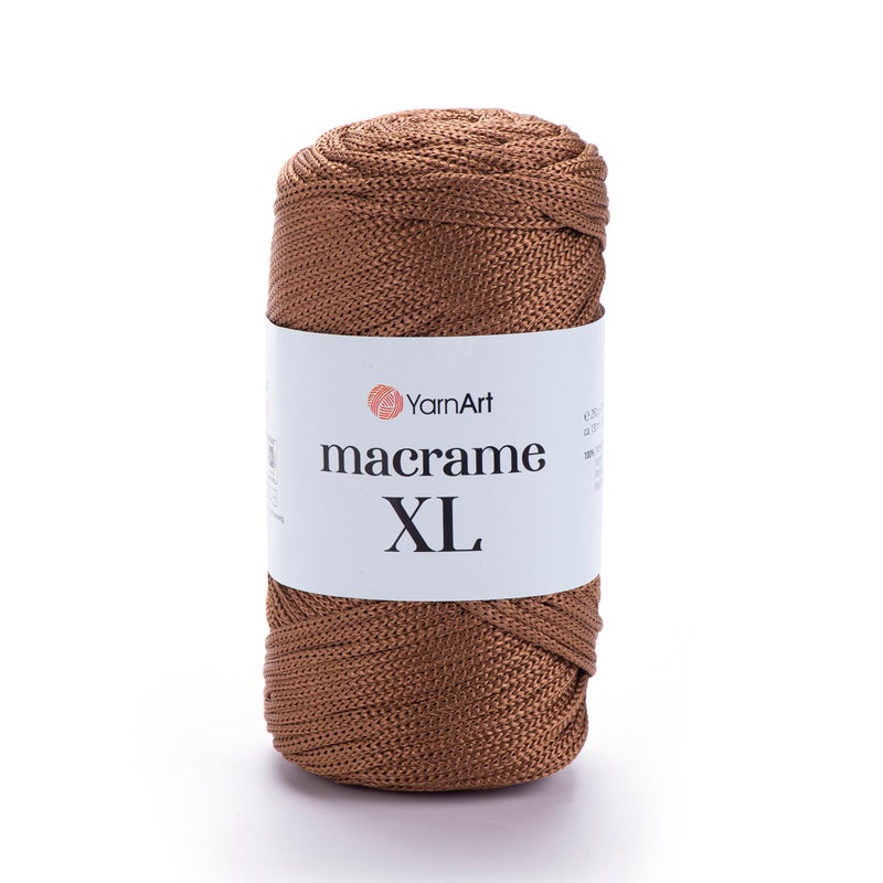 YarnArt Macrame Cord Strong Versatile Macrame Yarn for Knitting Crochet DIY Crafts 100 Polyester 250g 130m Perfect for Wall Hangings Bags Home Decor More 151 XL