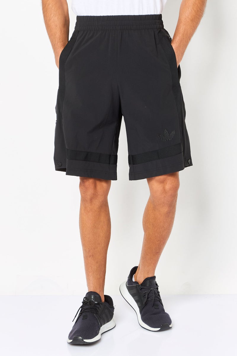 adidas Originals Men Sportswear Fit Embroidered Logo Training Shorts, Black - Image 1