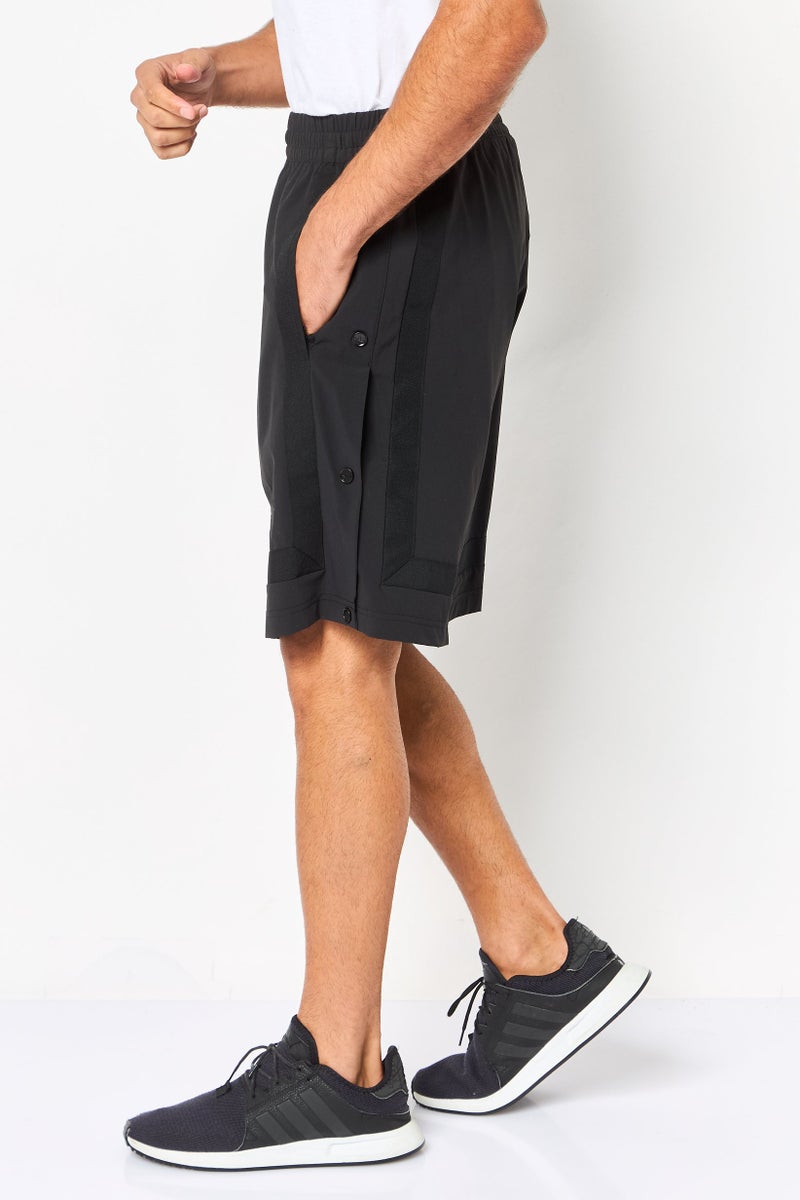 adidas Originals Men Sportswear Fit Embroidered Logo Training Shorts, Black - Image 2