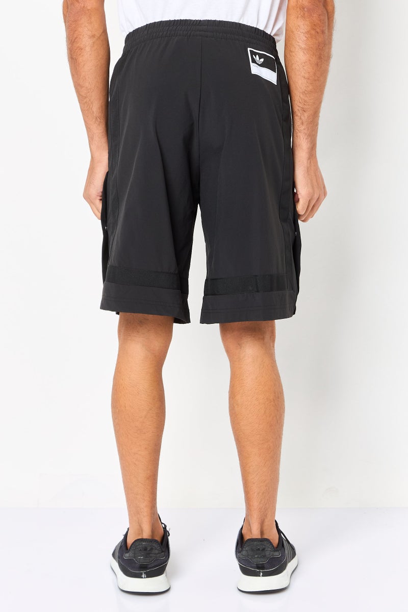 adidas Originals Men Sportswear Fit Embroidered Logo Training Shorts, Black - Image 3
