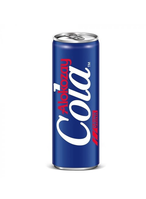 Cola Corbonated Soft Drink Can