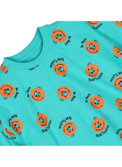 AIKO AIKO-Kids Cute green Two Piece Pyjama Set-7-8Y  - Image 2