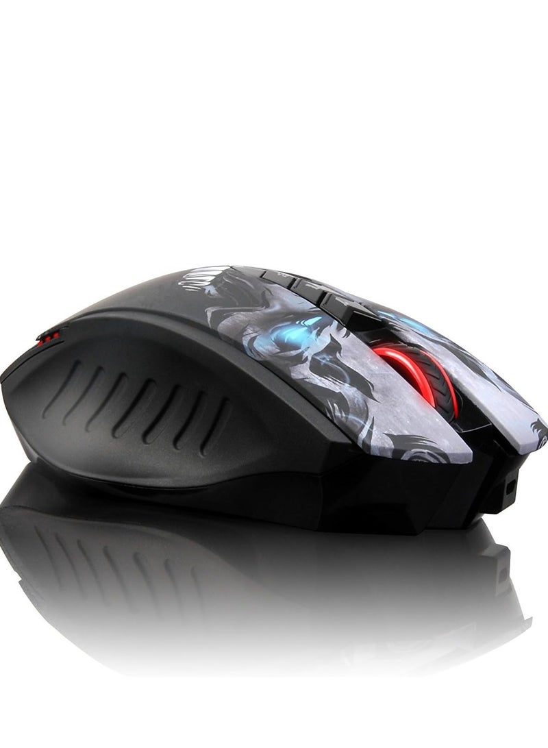 R80 Rechargeable Wireless Gaming Mouse – 4 Core Activated - 4,000 CPI – Light Strike 0.2ms Response – Metal X’Glide Armor Boot