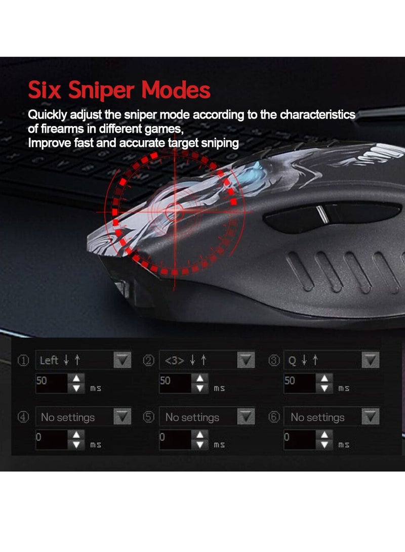 R80 Rechargeable Wireless Gaming Mouse – 4 Core Activated - 4,000 CPI – Light Strike 0.2ms Response – Metal X’Glide Armor Boot