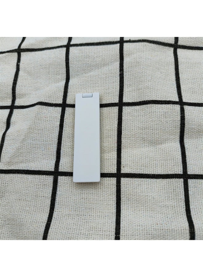Mobile Phone Stand Neutral Ultra-thin Mini Multi-function Card Type Clip Strip Stand Flip Silk Slide Stand-Color:White B Style - Image 1
