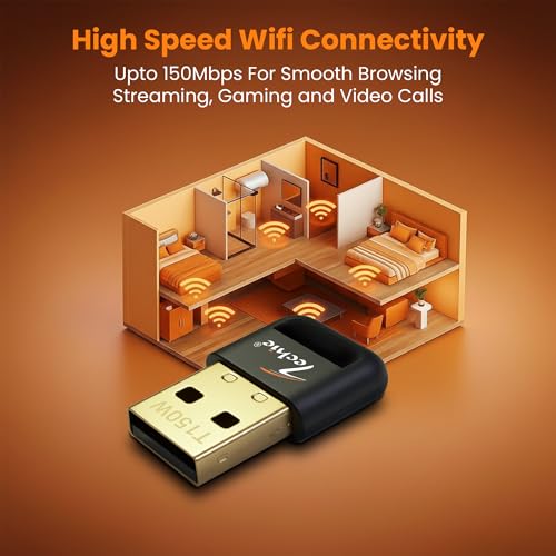 Techie USB Wi-Fi 150 Mbps Adapter, 2.4GHz, Compact Nano, Plug and Play for Windows, Linux, Mac, Desktops and Android TV Boxes, Black - Image 2