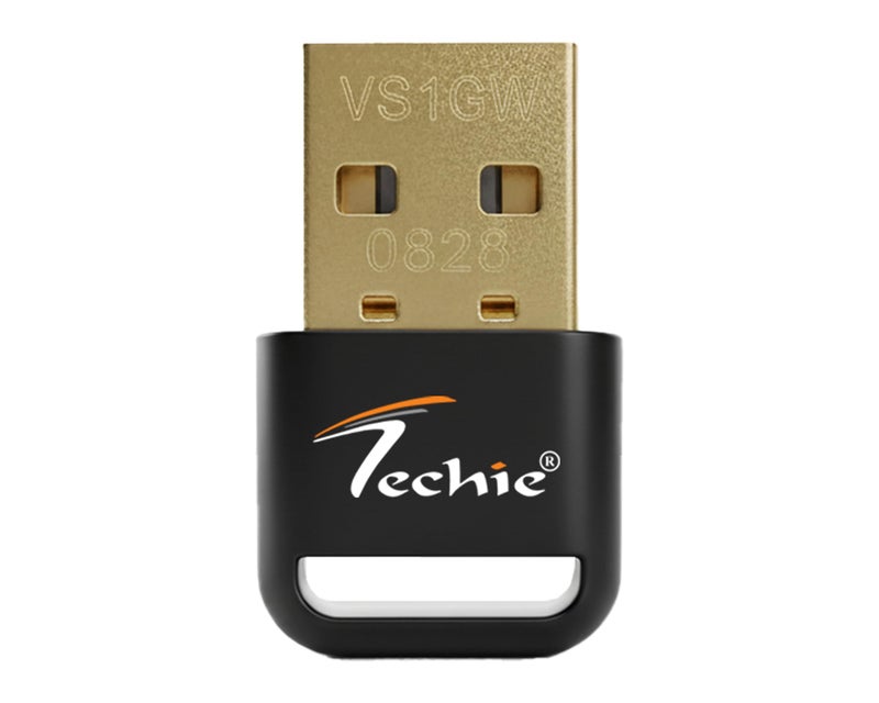 Techie USB Wi-Fi 150 Mbps Adapter, 2.4GHz, Compact Nano, Plug and Play for Windows, Linux, Mac, Desktops and Android TV Boxes, Black - Image 1