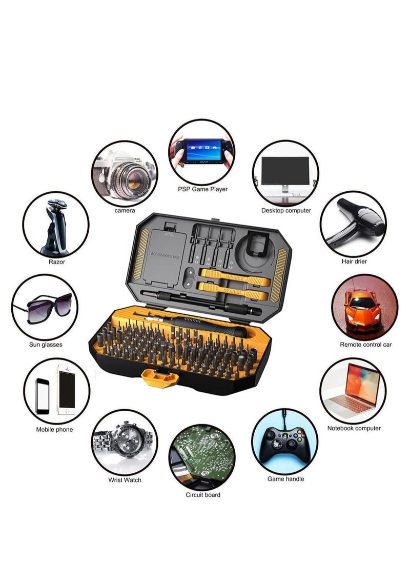 0TO1 TECH Screwdriver Set Magnetic, 145-in-1 Precision Screwdriver Set Repair Tool kit for Mobile Phone, Watch, Glasses, Camera, computer, Xbox, PS 4, Nintendo, laptop, tablet, gaming Console  - Image 5