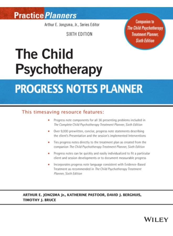 The Child Psychotherapy Progress Notes Planner 
