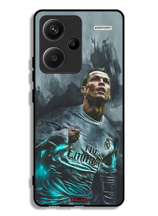Tolwak Xiaomi Redmi Note 13 Pro Plus Protective Case Cover Cristiano Ronaldo Art - Image 1