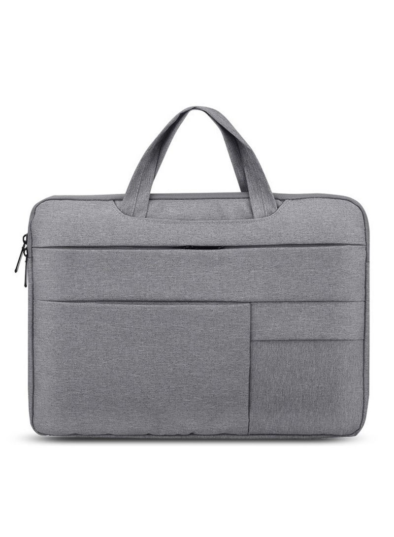 MileMelo Business Laptop Bag File Packet Grey - Image 1