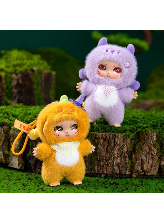 Dreamer Bag Pendant,  Series Vinyl Plush Toy, Doll Height 15 cm (Orange - Naughty） - Image 3