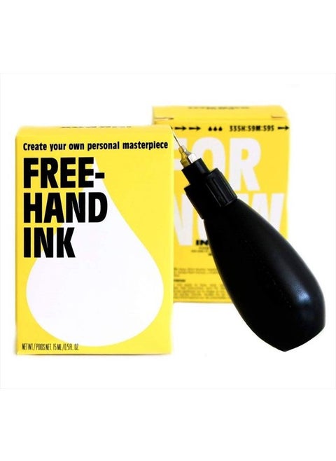 Inkbox Freehand Ink Temporary Tattoos | Lasts Up to 2 Weeks | Perfect for Artists, Long Lasting Temp Kit Tattoos, and Temporary Tattoo Drawing (0.5 Fl Ounce (Pack of 1))
