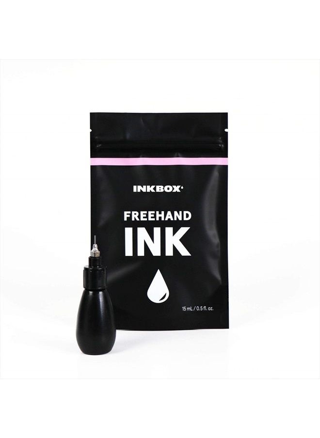 inkbox - Inkbox Freehand Ink Temporary Tattoos | Lasts Up to 2 Weeks | Perfect for Artists, Long Lasting Temp Kit Tattoos, and Temporary Tattoo Drawing (0.5 Fl Ounce (Pack of 1)) - Image 1