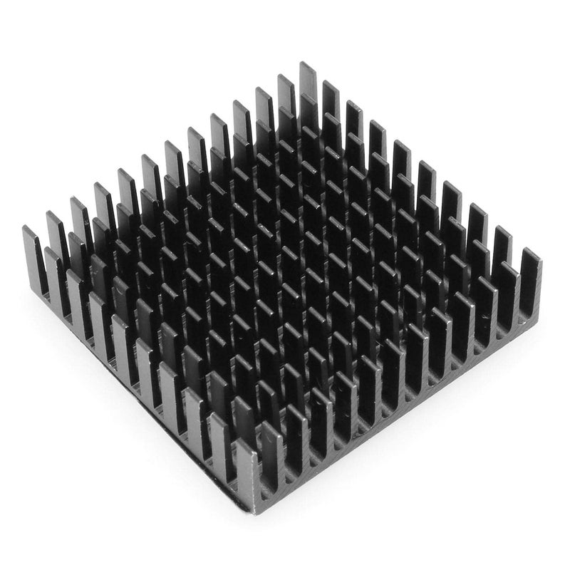 REES52 Aluminum Heatsink 4PCS 40x40x11mm Black Aluminum Cooling Fin Radiator with 3M Thermal Conductive Adhesive Tape for Cooling GPU IC Chips VRAM VGA RAM - Image 5