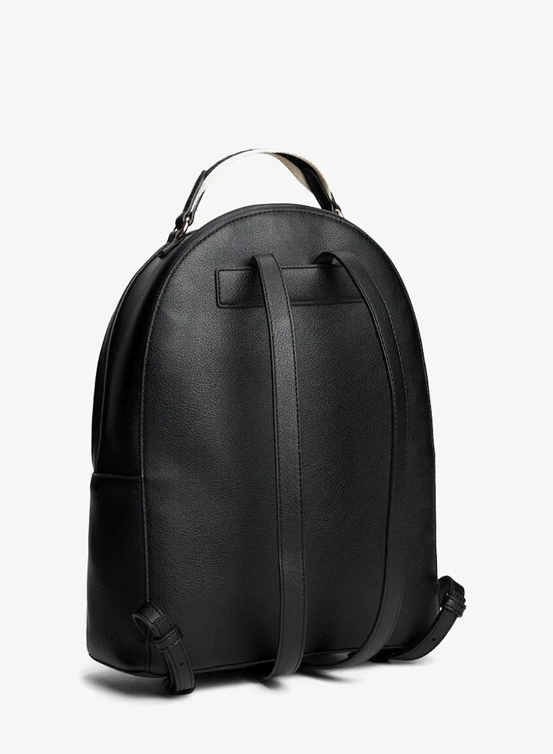 TOMMY HILFIGER  Logo Detail Zip Through Backpack for Women | Best Price UAE