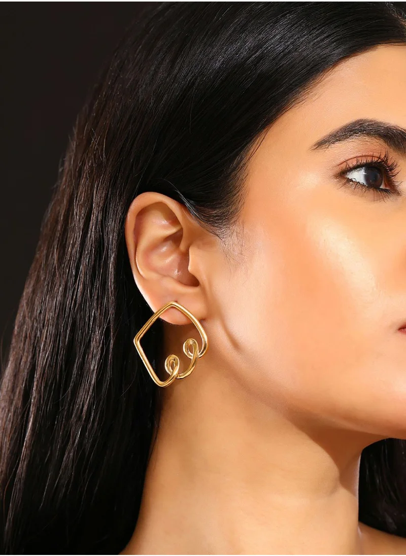 برياسي Contemporary Drop Earrings