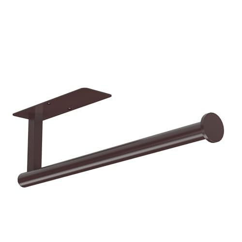 ASTOFLI Paper Towel Holder Under Cabinet No Drilling, Self Adhesive Paper Towel Holder Wall Mount for Kitchen Rack, Under Counter Napin Holder No Drill, RV, 304 Stainless Steel, Oil Rubbed Bronze - Image 1