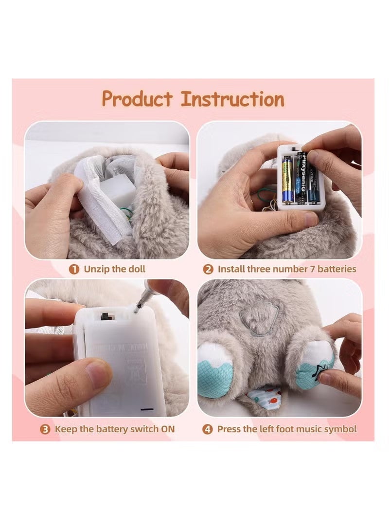 Soothing Musical Teddy for Babies - Natural Breathing Technology and Soft Sound Helps Baby Sleep Peacefully (Code 1818) - Image 5