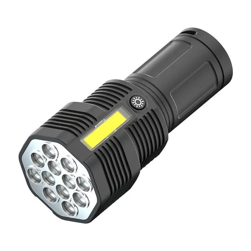 TERXA TERXA 12 LED Multi Function Torch Flashlight Long Distance Beam Range Flash Light for OutdoorCampingNight WalkingHuntingFishing Pack of 1Multicolor  - Image 1