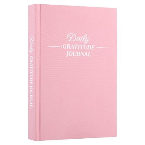 Thboxes Daily Gratitude Journal for Women, 8.4 X 5.7 Inch Undated, 5 Minute Journal for Happiness, Mindfulness, Reflection, Daily Affirmations, Light Pink - Image 1