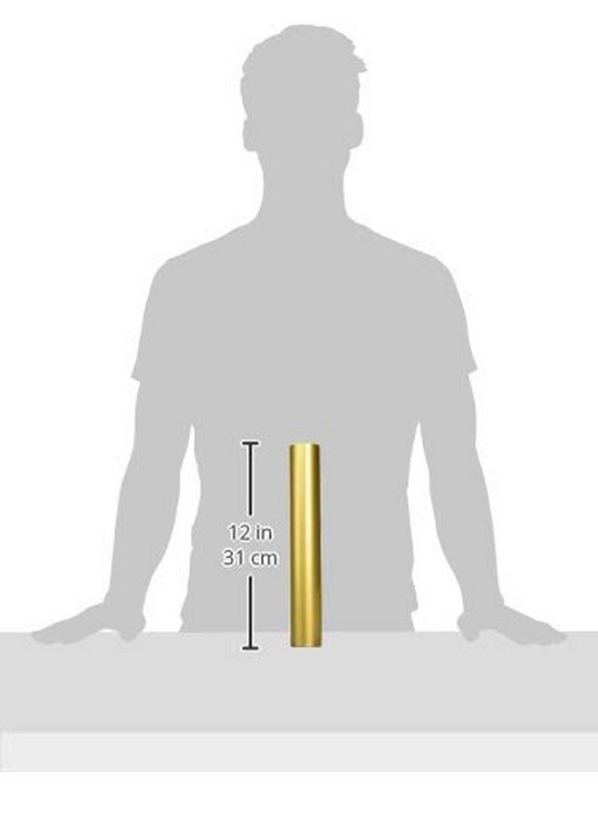 ORACAL 651 Permanent Glossy Metallic Gold Adhesive Vinyl (12 Inch X 10Ft)  - Image 2