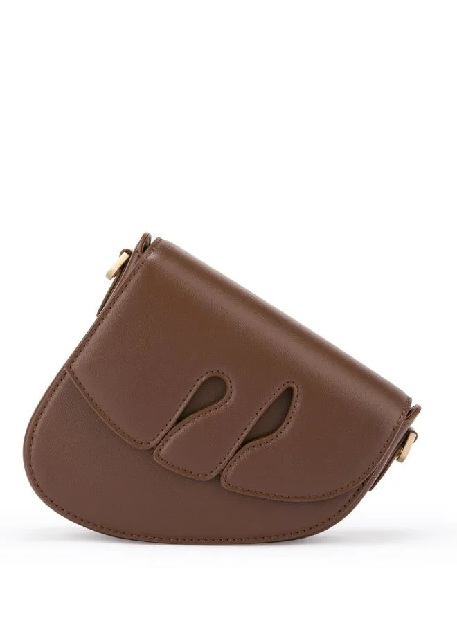 Veganologie Pebble Bag in Brown Made From 1 Bamboo Stem