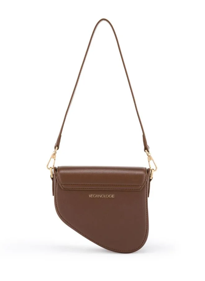 فيجانولوجي Pebble Bag in Brown Made From 1 Bamboo Stem