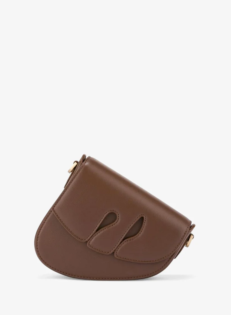 Veganologie  Pebble Bag in Brown Made From 1 Bamboo Stem for Women | Best Price UAE