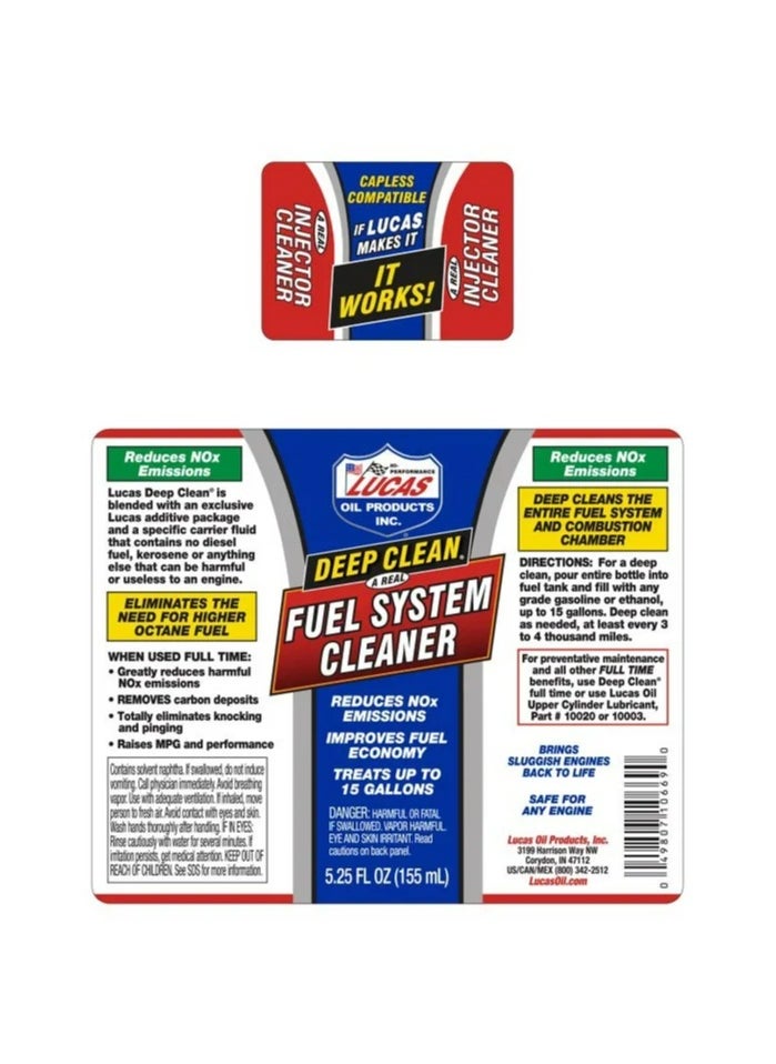 LUCAS Lucas Oil Deep Clean Fuel System Cleaner, 5.25 Ounce.  - Image 2