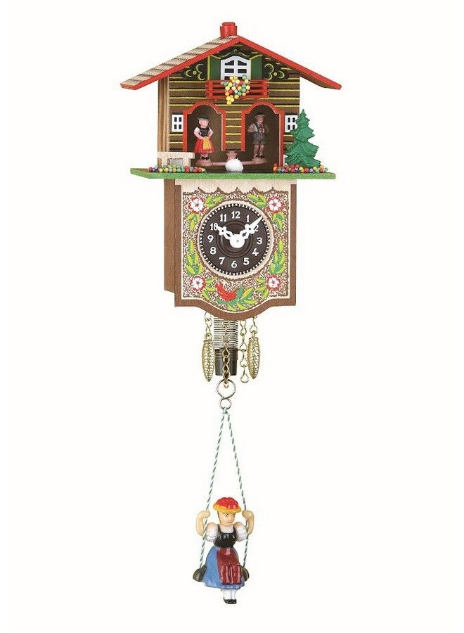 Trenkle Black Forest Clock Black Forest House Weather House Tu 809 S - Image 1