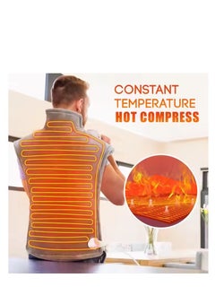 Relax Smart Heating Pad, Electric Heat Pad for Back, neck, and cramps Electric Fast Heat Pad with 9 Heat Settings, 4 Timer Options, Auto Shut Off,  - Image 4